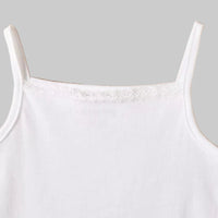 one singlet basic cut for girl white color
