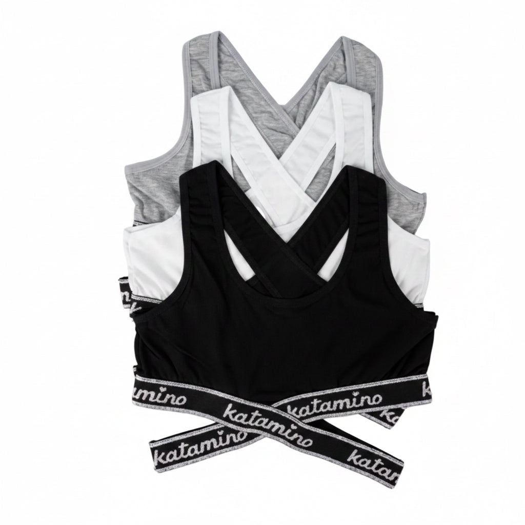 One bras Katamino for girl 9Y to 16Y not padded with X back shape