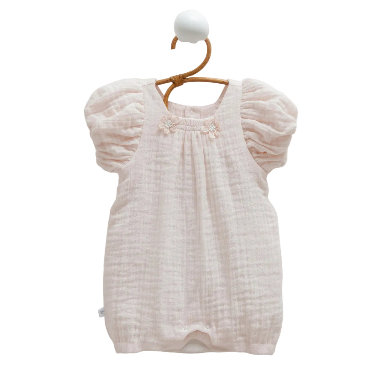 summer romper for baby girl short sleeve cotton