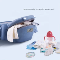 4 Positions Convertible Baby Carrier with Hip Seat, Adjustable Babywearing, Kangaroo Baby Carrier for Newborn and toddler