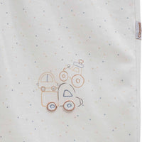 Newborn hospital set cotton 10 peices light blue color with track design height 56-62cm