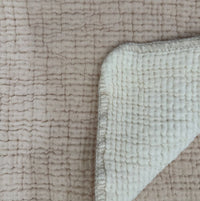 filled muslin blanket for baby