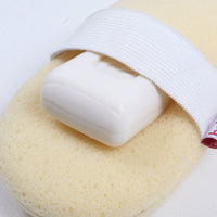 baby bath sponge with hand grip