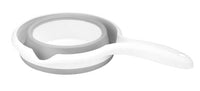 foldable baby bath tub rubber set of 5 pieces grey
