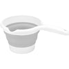 foldable baby bath tub rubber set of 5 pieces grey