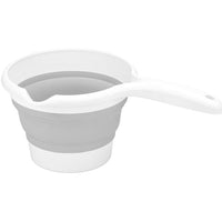 foldable baby bath tub rubber set of 5 pieces grey