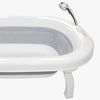 foldable baby bath tub rubber set of 5 pieces grey