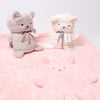 teddy bear blanket wellsoft 90*90cm for baby