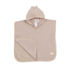 muslin bathing poncho for baby hooded