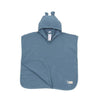 muslin bathing poncho for baby hooded
