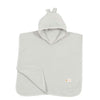 muslin bathing poncho for baby hooded