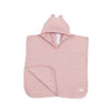 muslin bathing poncho for baby hooded