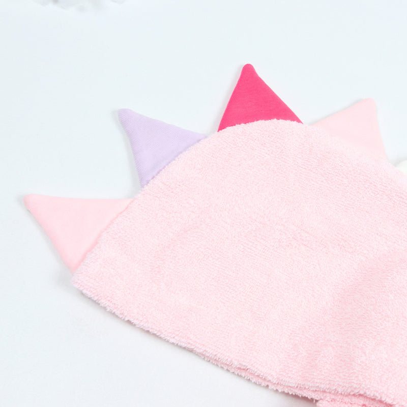 woven mini bathrobe set 2 pieces for baby girl