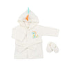 bathrobe for baby boy set 2 pieces Dino