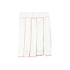 pack of 6 pieces white washcloths for baby girl