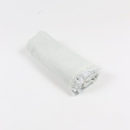 tasseled muslin soft blanket 90*90cm