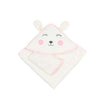 cute girl hooded baby towel with gloves 75x75cm
