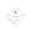 teddy bear hooded baby towel with gloves 75x75cm