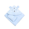 tiger hooded baby towel cotton with gloves