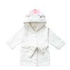 woven mini bathrobe  unicorn for baby girl
