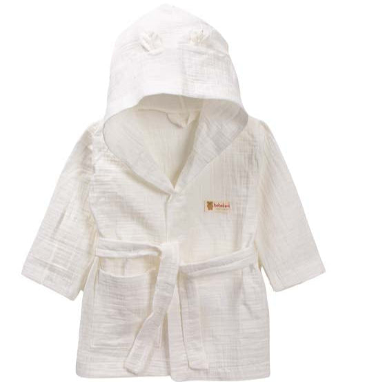 muslin bathrobe very soft for baby