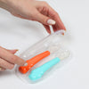silicone spoon set with box for baby