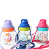 baby bottle with straw and silicone mouth