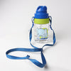 baby bottle with straw and silicone mouth