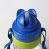 baby bottle with straw and silicone mouth