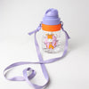 baby bottle with straw and silicone mouth