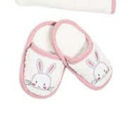 bathrobe set of 4 pieces rabbit for baby
