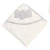 bathrobe set of 4 pieces elephant for baby boy