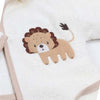 bathrobe set of 4 pieces lion for baby boy lion