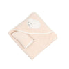 sheep hooded baby towel with gloves 75x75cm