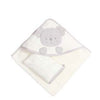 bear hooded baby towel with gloves 75x75cm