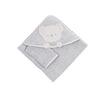 bear hooded baby towel with gloves 75x75cm