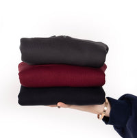 Three threats fleece sweatshirt color with zipper and elastic waist