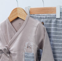 set of 3 pieces organic cotton baby boy