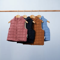 lightweight down puffer gilet sleeveless