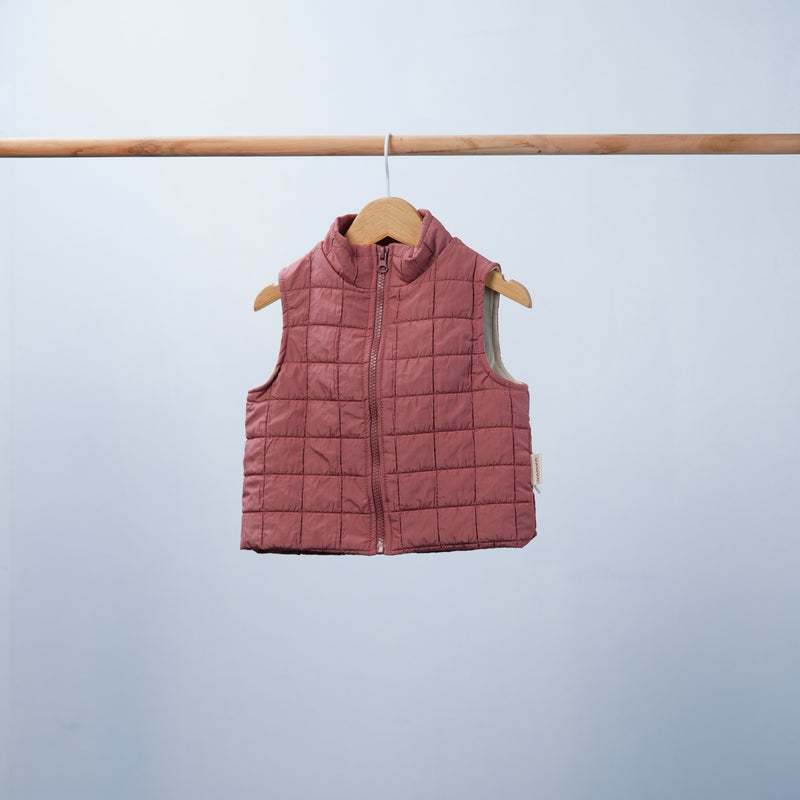 lightweight down puffer gilet sleeveless