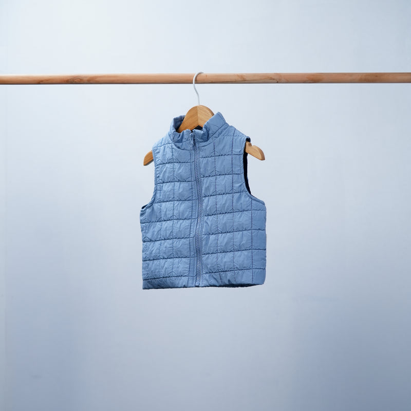 lightweight down puffer gilet sleeveless