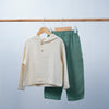 muslin outfit hooded shirt