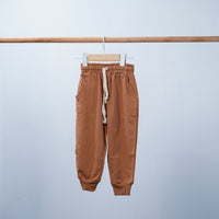 long joggers with elasticated  waist