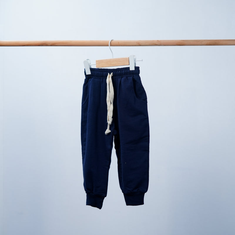 long joggers with elasticated  waist