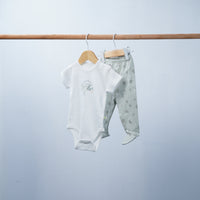 set of 4 pieces organic cotton Panda style
