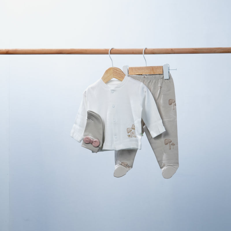 4 PCS newborn set with swaddle
