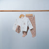 set of 4pcs new born cotton beige panda