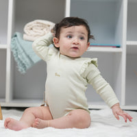 pack of 2 pieces bodysuits for baby girl long sleeve