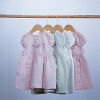 soft and light cotton dress for baby girl floral