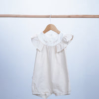 baby girl romper with collar neck cotton